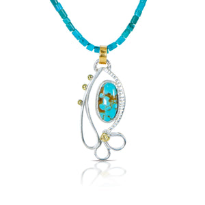 Kingman Cascade Necklace