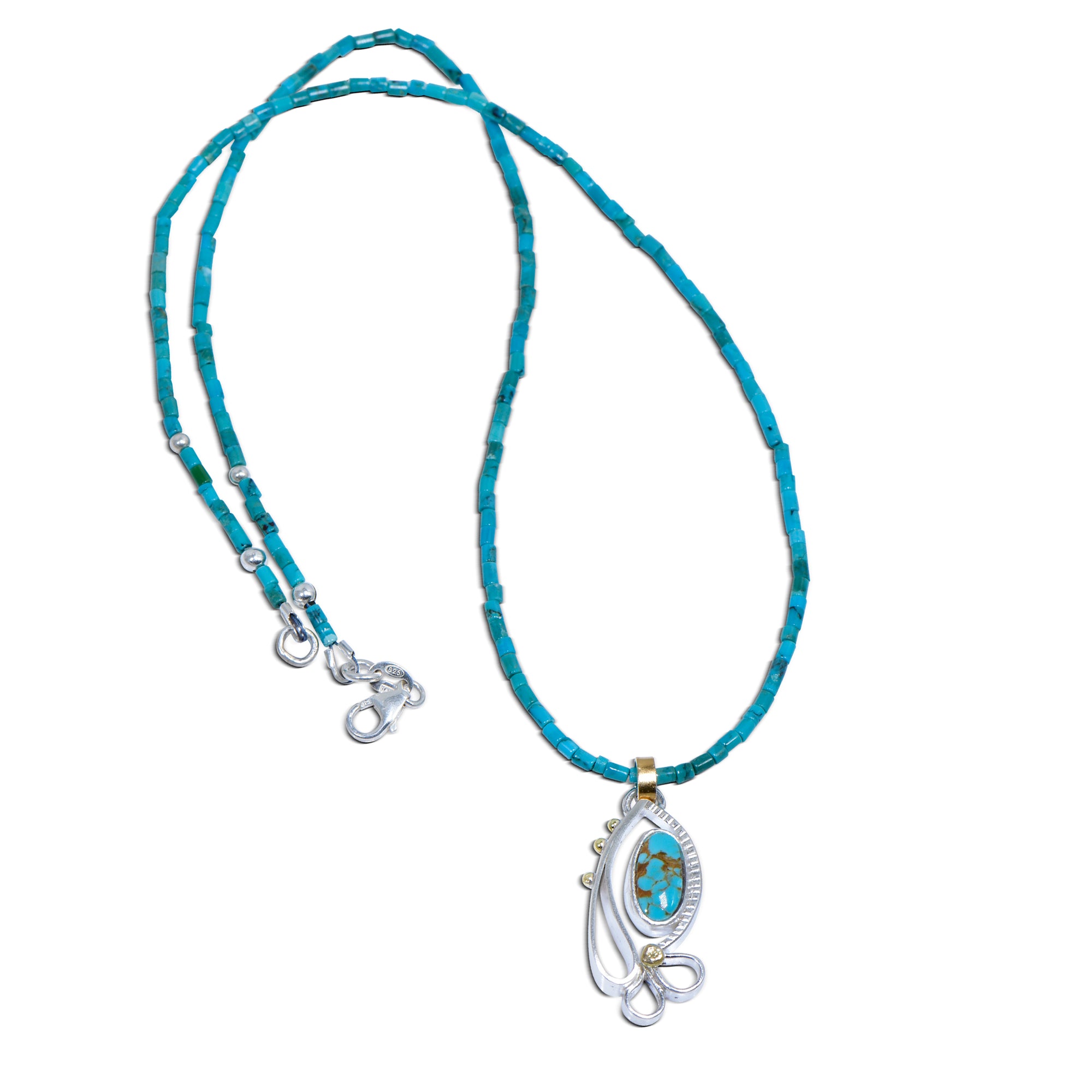 Kingman Cascade Necklace