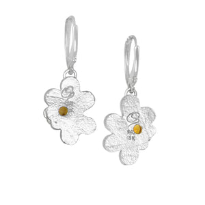 Fire Opal Sprinkle Earrings