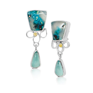 Confetti Chrysocolla Earrings