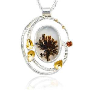 Dendritic Whirlpool Pendant