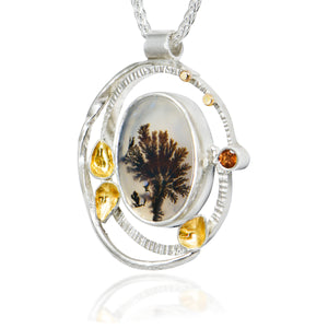 Dendritic Whirlpool Pendant