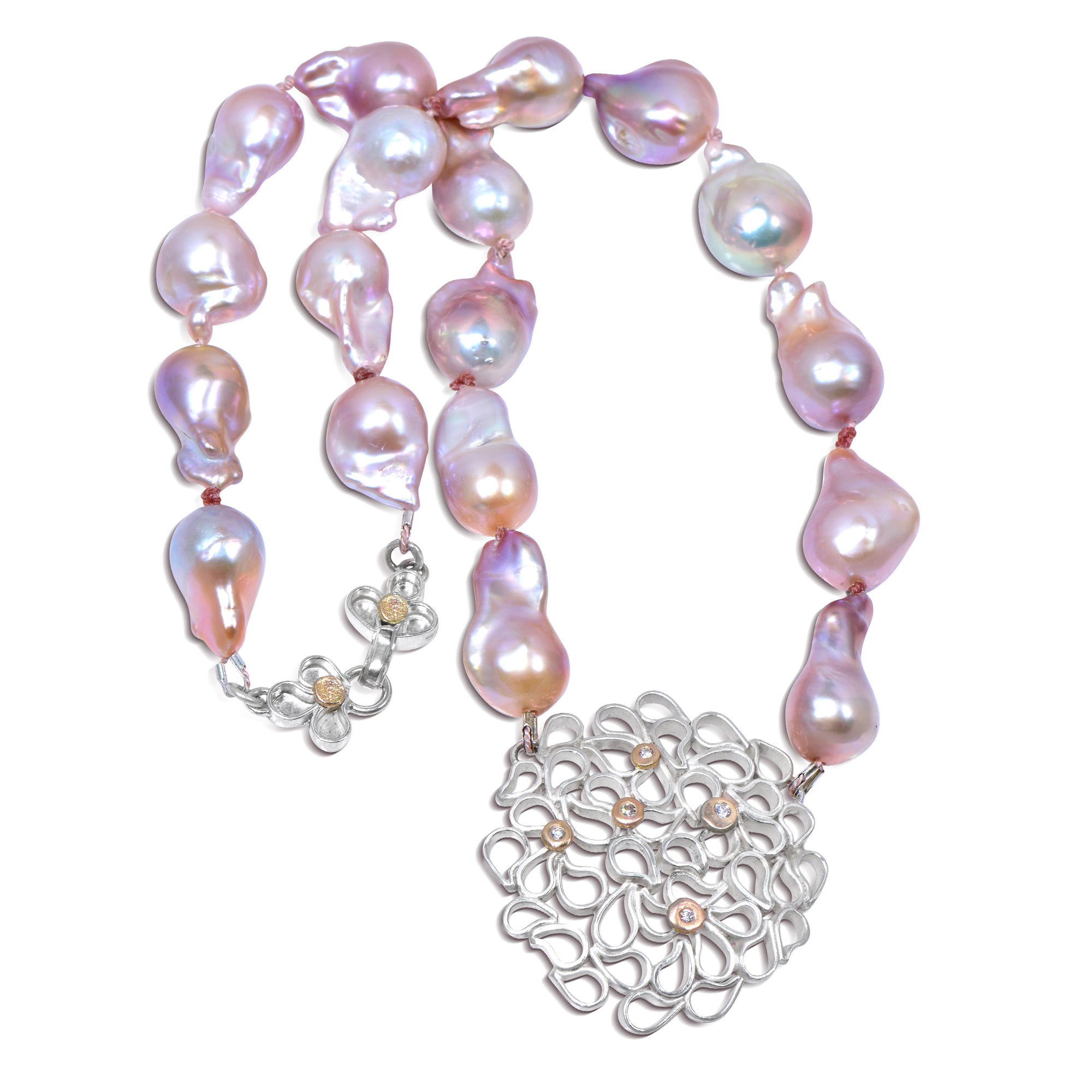 Drops in the Ocean Pearl Necklace