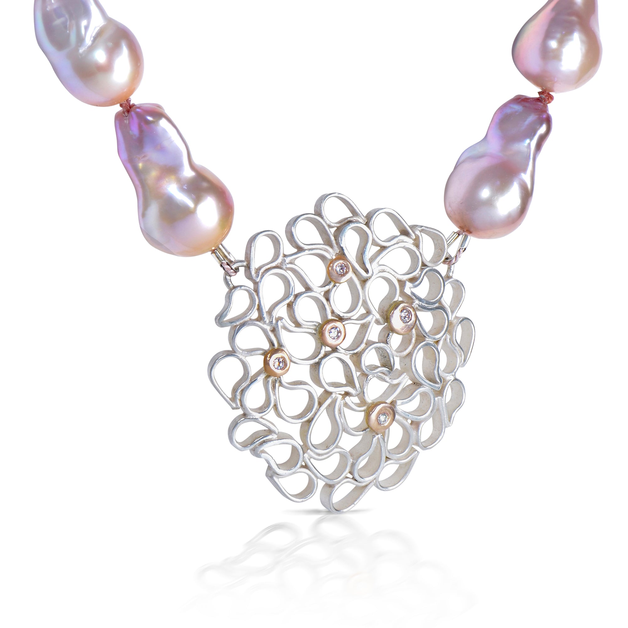 Drops in the Ocean Pearl Necklace