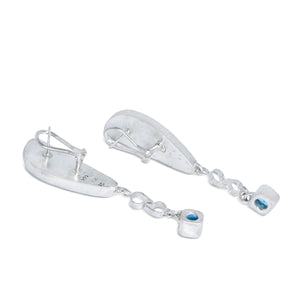 Ocean Blue Turquoise Earrings
