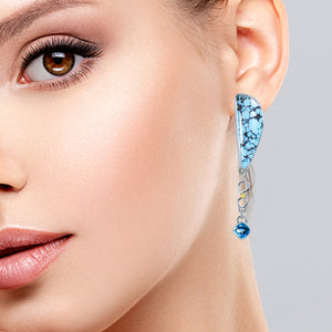 Ocean Blue Turquoise Earrings