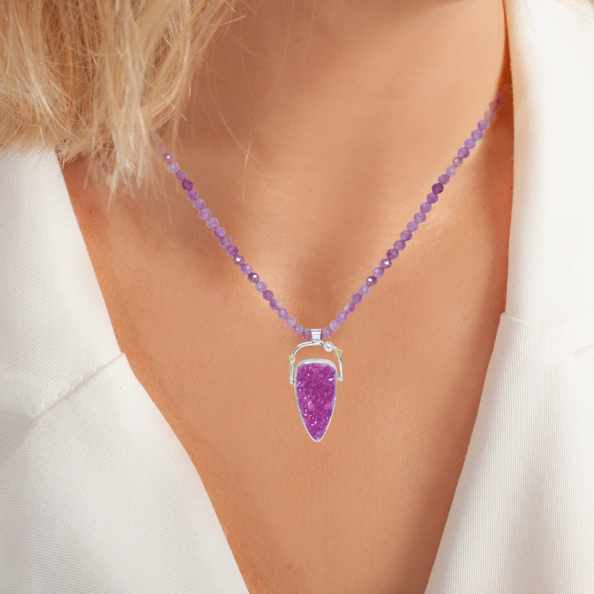 Hot Pink Swing Pendant