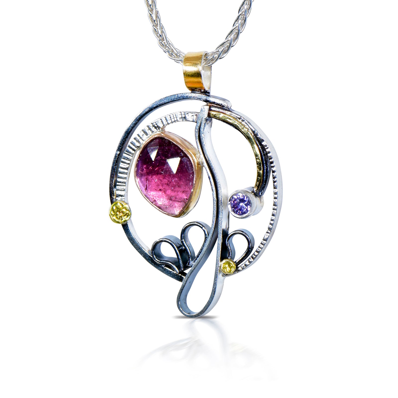 Whirlpool in Pink Pendant