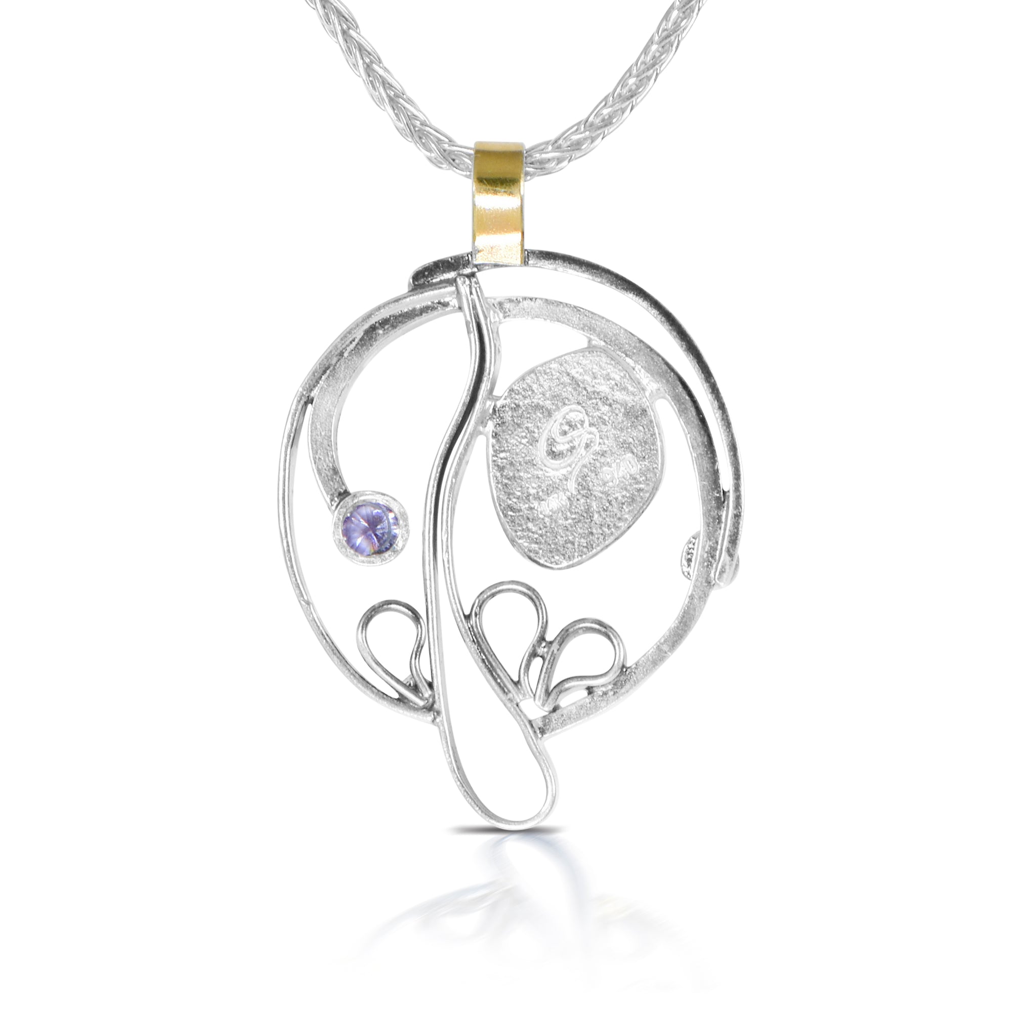 Whirlpool in Pink Pendant