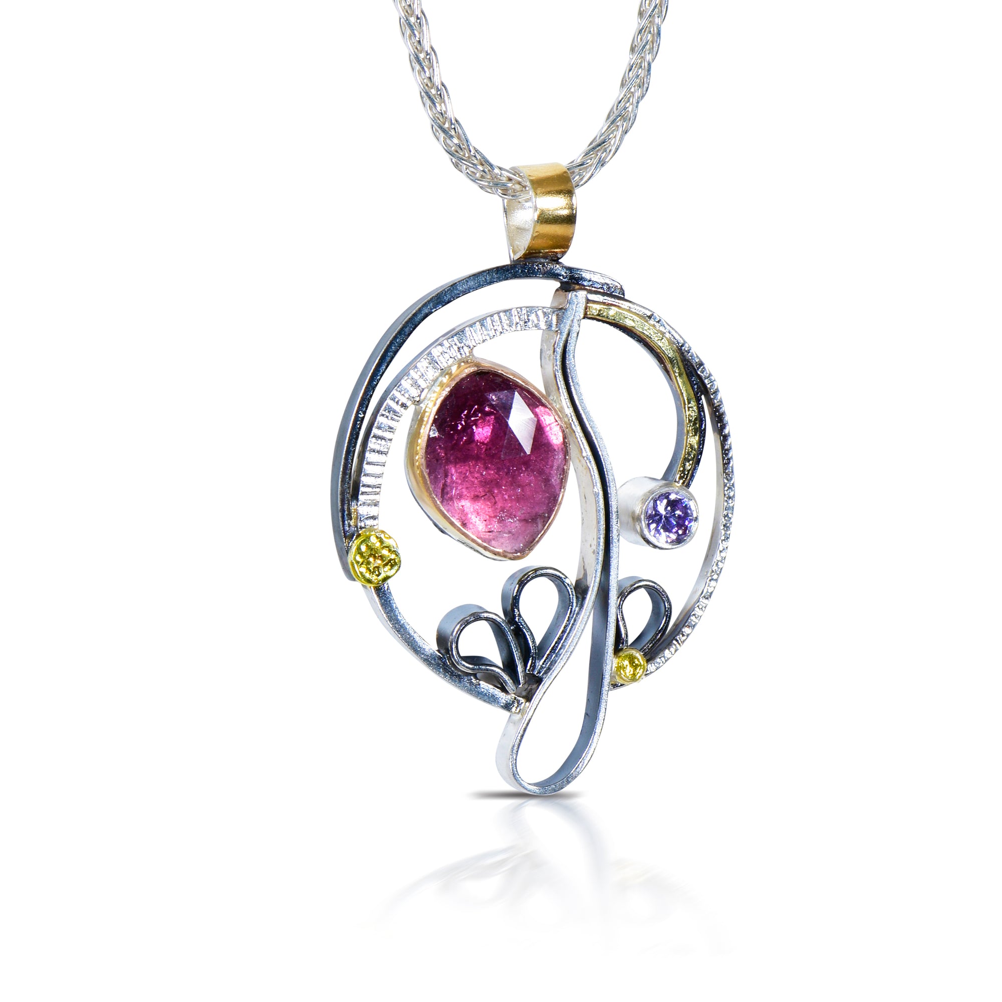 Whirlpool in Pink Pendant