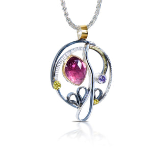 Whirlpool in Pink Pendant
