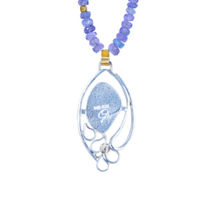 Tanzanite Blue Cascade Necklace