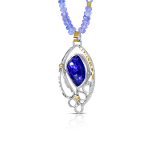 Tanzanite Blue Cascade Necklace