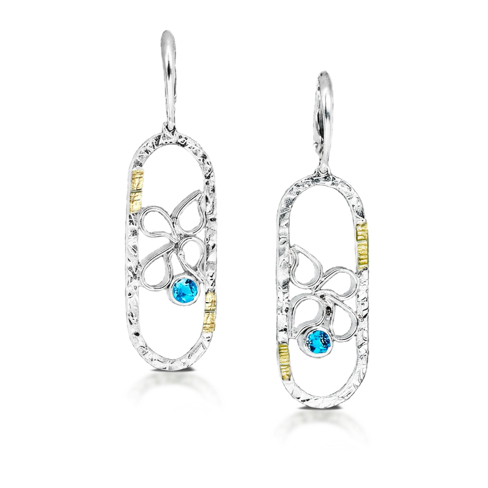 Topaz Puddle Earring