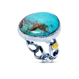 Kingman Turquoise Ring