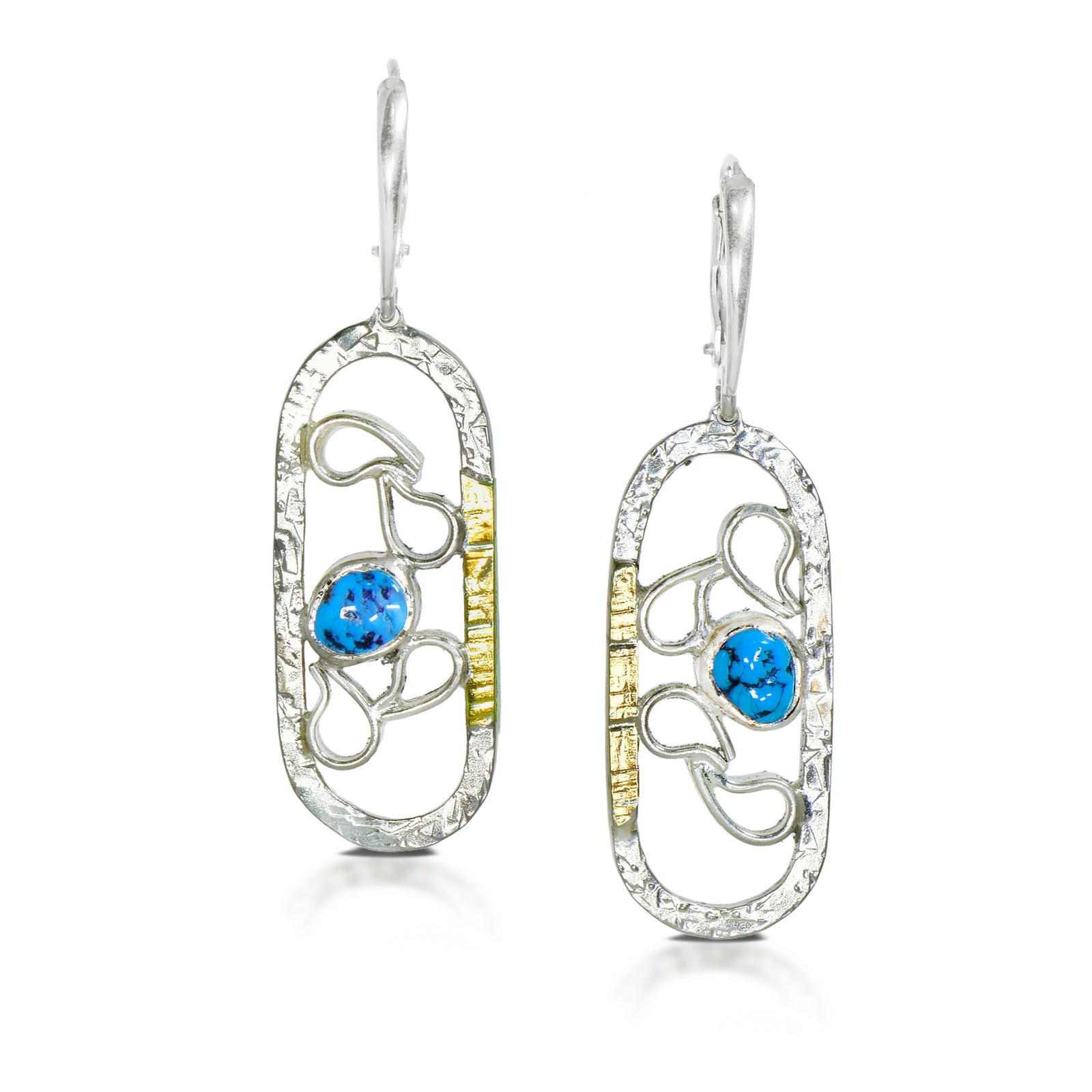Turquoise Puddles Earring
